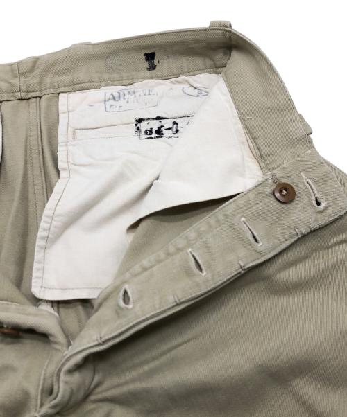 French Army（フランス軍）French Army (フランス軍) Ｍ52チノパン ベージュ サイズ:印字消えの為不明の古着・服飾アイテム