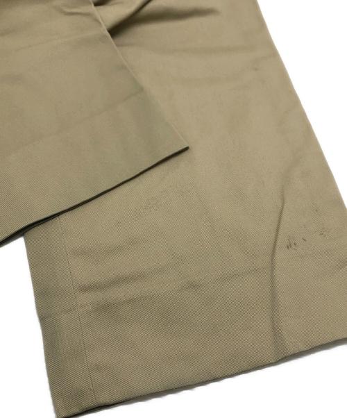 J.PRESS（ジェイプレス）J.PRESS (ジェイプレス) Dickies (ディッキーズ) タックワークパンツ ベージュ サイズ:0(71CM)の古着・服飾アイテム
