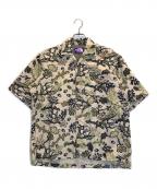 THE NORTHFACE PURPLELABELザ・ノースフェイス パープルレーベル）の古着「Botanical Print H/S Shirt」｜ベージュ
