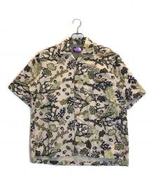 THE NORTHFACE PURPLELABEL（ザ・ノースフェイス パープルレーベル）の古着「Botanical Print H/S Shirt」｜ベージュ