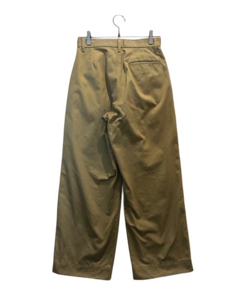 Cliche（クリシェ）Cliche (クリシェ) EX WIDE TROUSERS ベージュ サイズ:Sの古着・服飾アイテム