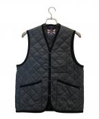 LAVENHAMラベンハム）の古着「キルティングベスト」｜グレー