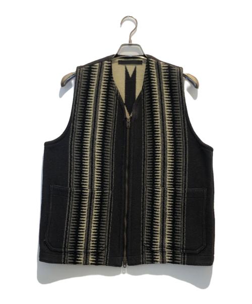 NIGEL CABOURN（ナイジェルケーボン）NIGEL CABOURN (ナイジェルケーボン) BLANKET ZIP VEST グレー サイズ:48の古着・服飾アイテム