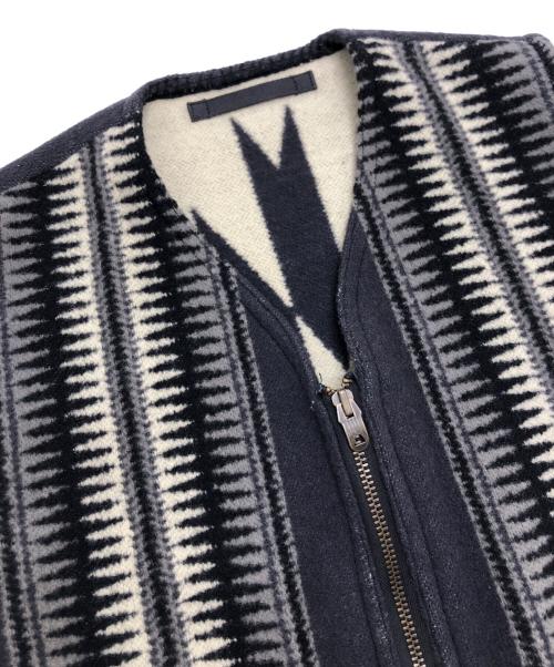 NIGEL CABOURN（ナイジェルケーボン）NIGEL CABOURN (ナイジェルケーボン) BLANKET ZIP VEST グレー サイズ:48の古着・服飾アイテム