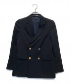 MACPHEEマカフィー）の古着「ビンテージギャバジン ダブルブレストジャケット」｜ブラック