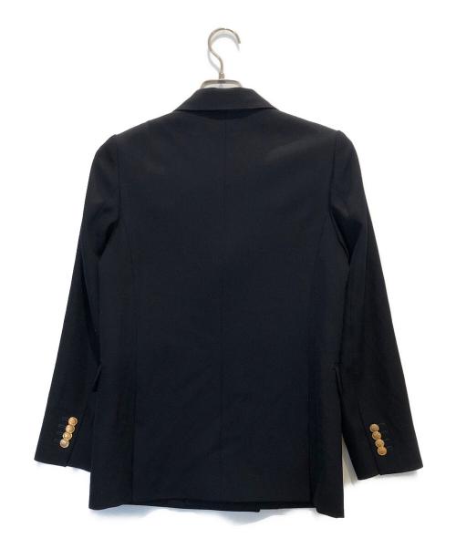 MACPHEE（マカフィー）MACPHEE (マカフィー) ビンテージギャバジン ダブルブレストジャケット ブラック サイズ:34の古着・服飾アイテム