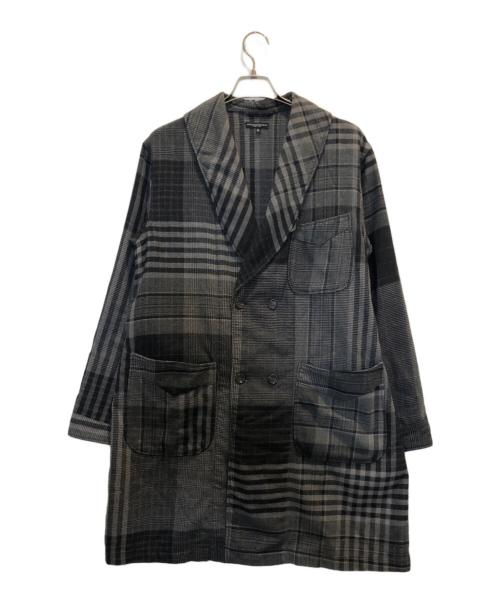 Engineered Garments（エンジニアド ガーメンツ）Engineered Garments (エンジニアド ガーメンツ) ダブルブレストガウンコート ブラック サイズ:Sの古着・服飾アイテム