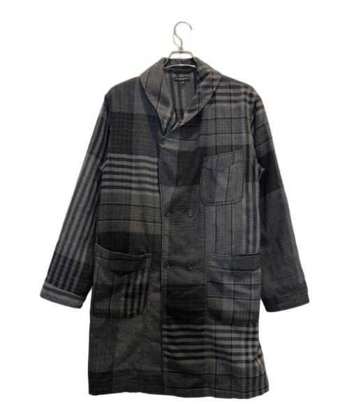 Engineered Garments（エンジニアド ガーメンツ）Engineered Garments (エンジニアド ガーメンツ) ダブルブレストガウンコート ブラック サイズ:Sの古着・服飾アイテム