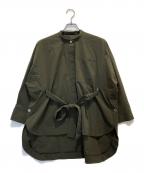 LE PHILル フィル）の古着「SOLOTEXブロードブラウス」｜カーキ