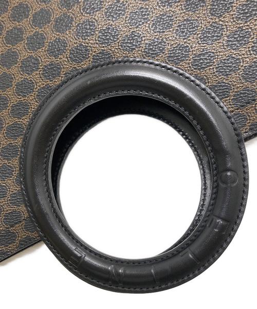 CELINE（セリーヌ）CELINE (セリーヌ) マカダム柄サークルハンドバッグ ブラウンの古着・服飾アイテム