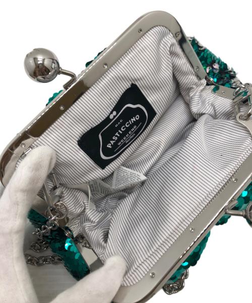 WEEKEND Max Mara（ウィークエンド マックスマーラ）WEEKEND Max Mara (ウィークエンド マックスマーラ) エンベリッシュドショルダーバッグ グリーンの古着・服飾アイテム