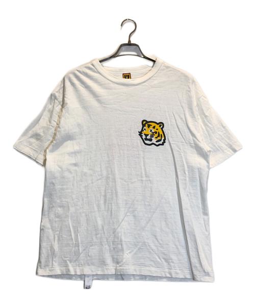 HUMAN MADE（ヒューマンメイド）HUMAN MADE (ヒューマンメイド) タイガープリントTシャツ ホワイト サイズ:2XLの古着・服飾アイテム