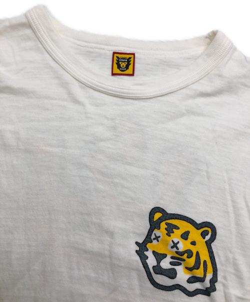 HUMAN MADE（ヒューマンメイド）HUMAN MADE (ヒューマンメイド) タイガープリントTシャツ ホワイト サイズ:2XLの古着・服飾アイテム
