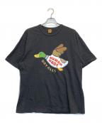 HUMAN MADEヒューマンメイド）の古着「ダックプリントTシャツ」｜ブラック