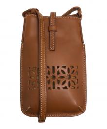 genten（ゲンテン）の古着「ボールドカットワークスマートフォンショルダーバッグ」｜ブラウン