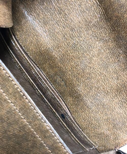 GUCCI（グッチ）GUCCI (グッチ) 60’ｓヴィンテージバッグ ブラウンの古着・服飾アイテム