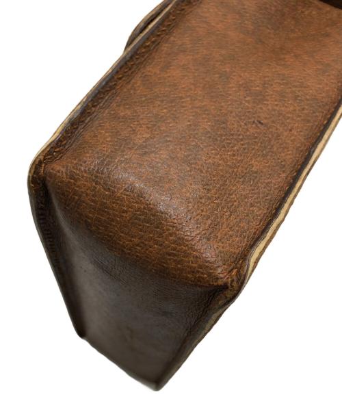 GUCCI（グッチ）GUCCI (グッチ) 60’ｓヴィンテージバッグ ブラウンの古着・服飾アイテム