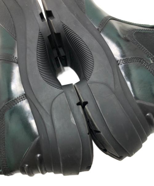 Maison Margiela（メゾンマルジェラ）Maison Margiela (メゾンマルジェラ) アンクルブーツ グリーン サイズ:42の古着・服飾アイテム