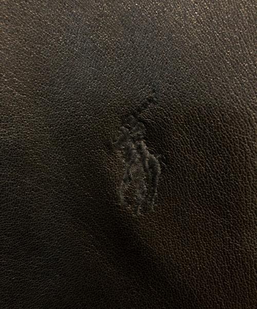 POLO RALPH LAUREN（ポロ・ラルフローレン）POLO RALPH LAUREN (ポロ・ラルフローレン) ラムレザージャケット ブラック サイズ:Ｍの古着・服飾アイテム