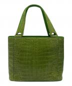 USEDユーズド）の古着「ハンドバッグ」｜黄緑