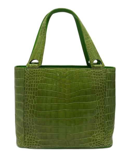 USED（ユーズド）USED (ユーズド) ハンドバッグ 黄緑の古着・服飾アイテム