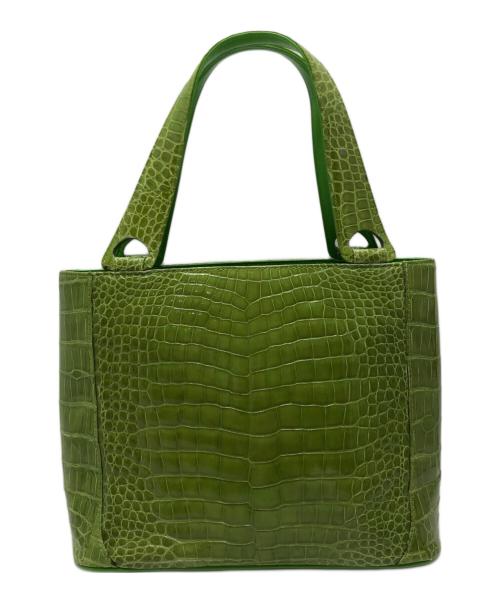 USED（ユーズド）USED (ユーズド) ハンドバッグ 黄緑の古着・服飾アイテム