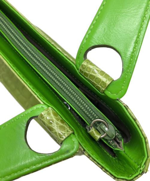 USED（ユーズド）USED (ユーズド) ハンドバッグ 黄緑の古着・服飾アイテム