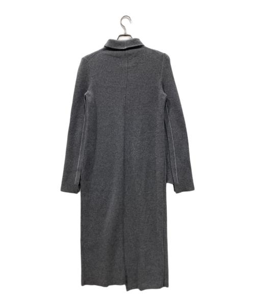 JIL SANDER（ジルサンダー）JIL SANDER (ジルサンダー) ニットワンピース グレー サイズ:34の古着・服飾アイテム