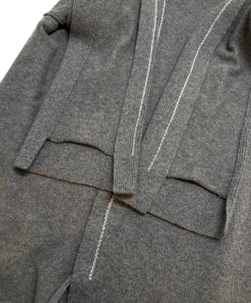 JIL SANDER（ジルサンダー）JIL SANDER (ジルサンダー) ニットワンピース グレー サイズ:34の古着・服飾アイテム