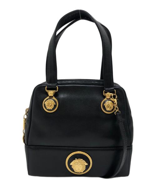 GIANNI VERSACE（ジャンニ・ヴェルサーチ）GIANNI VERSACE (ジャンニ・ヴェルサーチ) メデューサ2WAYバッグ ブラックの古着・服飾アイテム