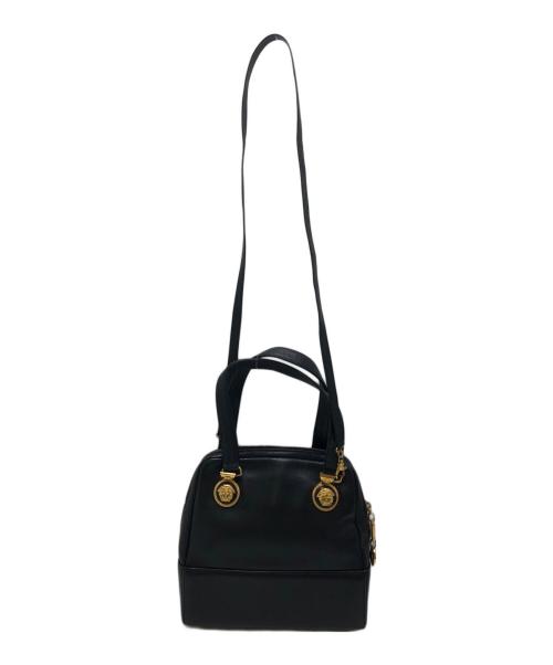GIANNI VERSACE（ジャンニ・ヴェルサーチ）GIANNI VERSACE (ジャンニ・ヴェルサーチ) メデューサ2WAYバッグ ブラックの古着・服飾アイテム