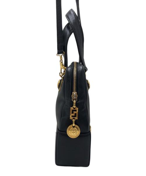 GIANNI VERSACE（ジャンニ・ヴェルサーチ）GIANNI VERSACE (ジャンニ・ヴェルサーチ) メデューサ2WAYバッグ ブラックの古着・服飾アイテム