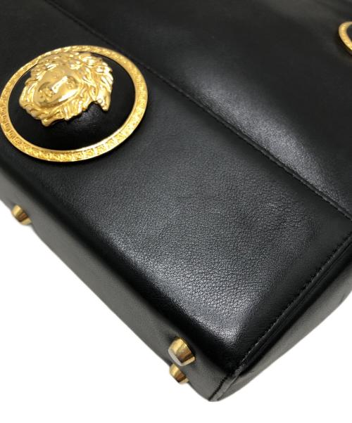 GIANNI VERSACE（ジャンニ・ヴェルサーチ）GIANNI VERSACE (ジャンニ・ヴェルサーチ) メデューサ2WAYバッグ ブラックの古着・服飾アイテム