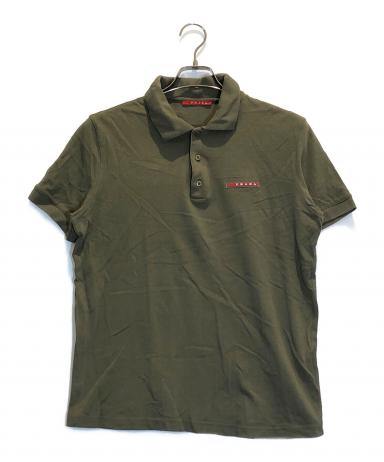 prada ポロシャツ 中古・古着通販】PRADA (プラダ) ポロシャツ 黄緑 サイズ:XXL