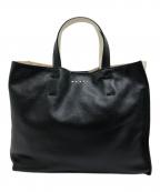 MARNIマルニ）の古着「MUSEO SOFT ミニバッグ」｜ホワイト×ブラック