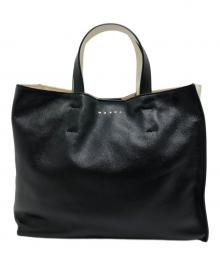 MARNI（マルニ）の古着「MUSEO SOFT ミニバッグ」｜ホワイト×ブラック