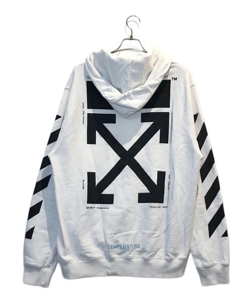 OFFWHITE（オフホワイト）OFFWHITE (オフホワイト) モナリザフォトプリントプルオーバーパーカー ホワイト サイズ:Lの古着・服飾アイテム