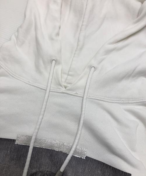 OFFWHITE（オフホワイト）OFFWHITE (オフホワイト) モナリザフォトプリントプルオーバーパーカー ホワイト サイズ:Lの古着・服飾アイテム