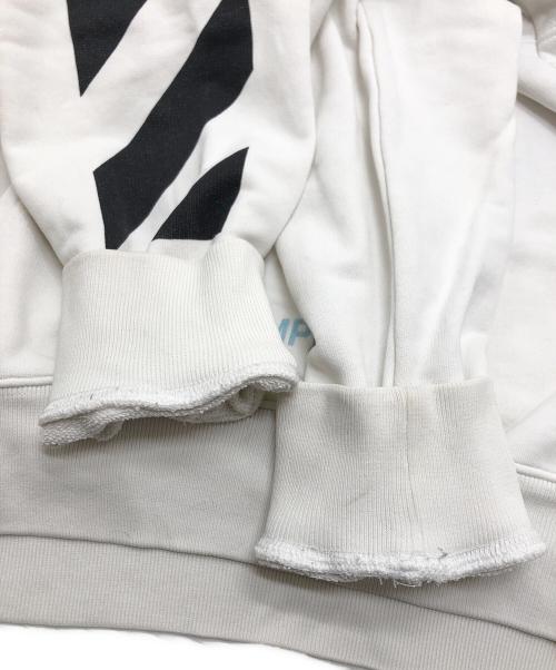 OFFWHITE（オフホワイト）OFFWHITE (オフホワイト) モナリザフォトプリントプルオーバーパーカー ホワイト サイズ:Lの古着・服飾アイテム
