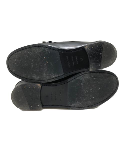 sergio rossi（セルジオロッシ）sergio rossi (セルジオロッシ) ローファー ブラック サイズ:38(24.0-24.5cm)の古着・服飾アイテム