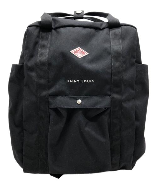 DANTON（ダントン）DANTON (ダントン) CORDURA CANVAS SQUARE RUCKSACK ブラックの古着・服飾アイテム