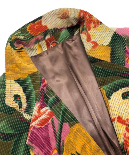 KENZO（ケンゾー）KENZO (ケンゾー) 花柄テーラードジャケット マルチカラー サイズ:Mの古着・服飾アイテム