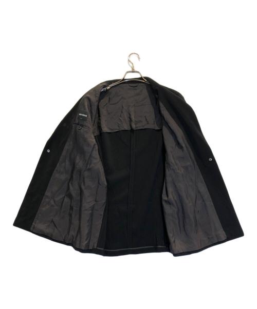 GIORGIO ARMANI（ジョルジョアルマーニ）GIORGIO ARMANI (ジョルジョアルマーニ) スナップボタンテーラードジャケット ブラック サイズ:52の古着・服飾アイテム