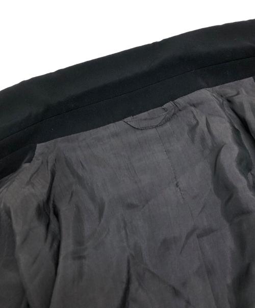 GIORGIO ARMANI（ジョルジョアルマーニ）GIORGIO ARMANI (ジョルジョアルマーニ) スナップボタンテーラードジャケット ブラック サイズ:52の古着・服飾アイテム