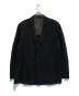 GIORGIO ARMANI（ジョルジョアルマーニ）の古着「スナップボタンテーラードジャケット」｜ブラック