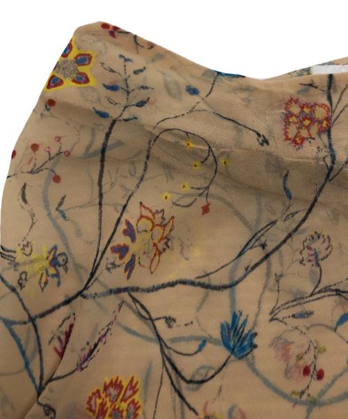 ISSEY MIYAKE（イッセイミヤケ）ISSEY MIYAKE (イッセイミヤケ) シアースカート ベージュ サイズ:2の古着・服飾アイテム