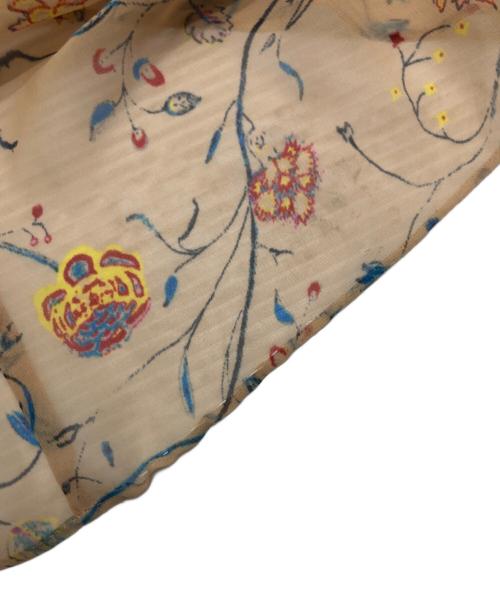 ISSEY MIYAKE（イッセイミヤケ）ISSEY MIYAKE (イッセイミヤケ) シアースカート ベージュ サイズ:2の古着・服飾アイテム