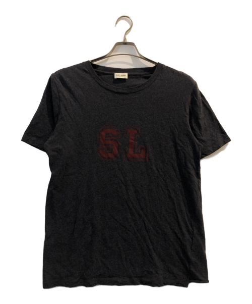 Saint Laurent Paris（サンローランパリ）Saint Laurent Paris (サンローランパリ) プリントTシャツ グレー サイズ:Sの古着・服飾アイテム