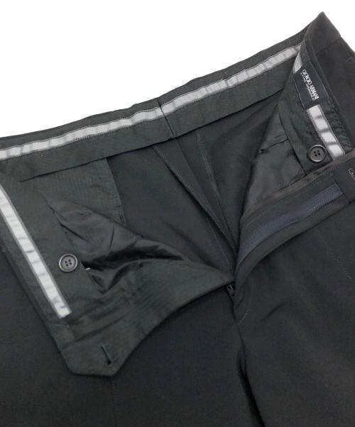 GIORGIO ARMANI（ジョルジョアルマーニ）GIORGIO ARMANI (ジョルジョアルマーニ) スラックス ブラック サイズ:52の古着・服飾アイテム