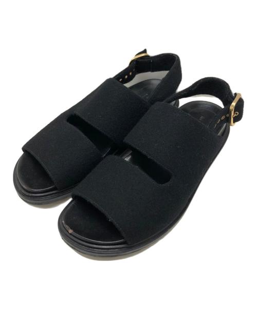 MARNI（マルニ）MARNI (マルニ) ダブルストラップサンダル ブラック サイズ:表記なしの古着・服飾アイテム